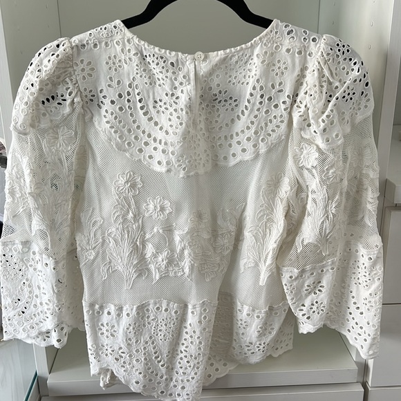 Sea New York White Lace top sz S - Picture 8 of 8